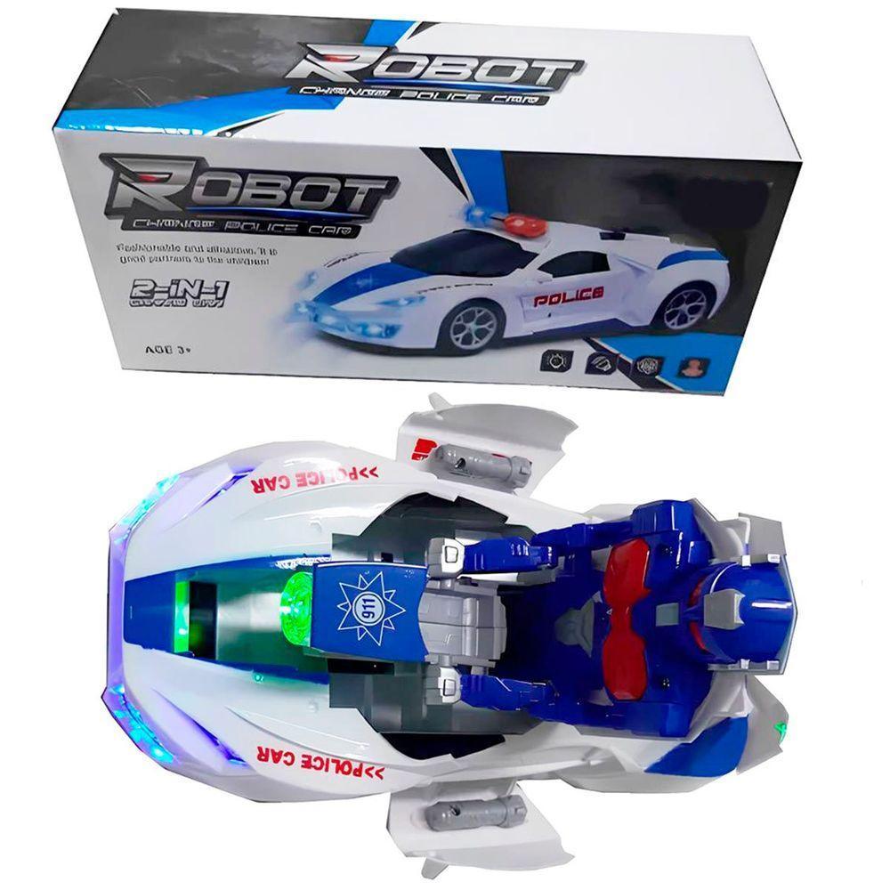 Carrinho Lamborghini Transformers Brinquedo Elétrico Som Led - 4