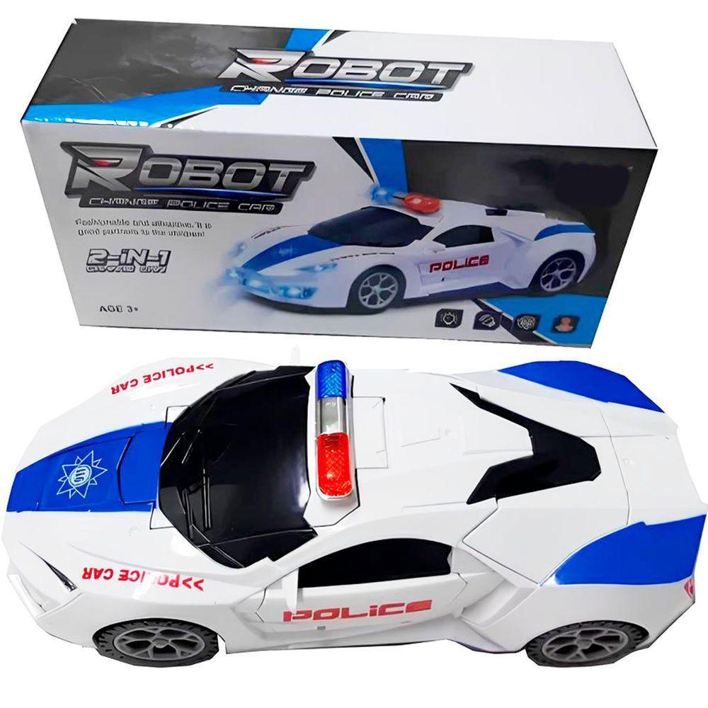 Carrinho Lamborghini Transformers Brinquedo Elétrico Som Led - 5