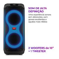 Caixa de Som Party Box AIWA Bluetooth Luzes Multicores AWS-PB-04 Party Box Bivolt - 6