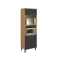 Paneleiro Itatiaia 2 Portas 2 Fornos Grafite New Porto - 1