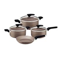 Jogo De Panelas Tramontina Milazzo 4 Peças Em Alumínio Antiaderente Starflon Max Amêndoa - 6