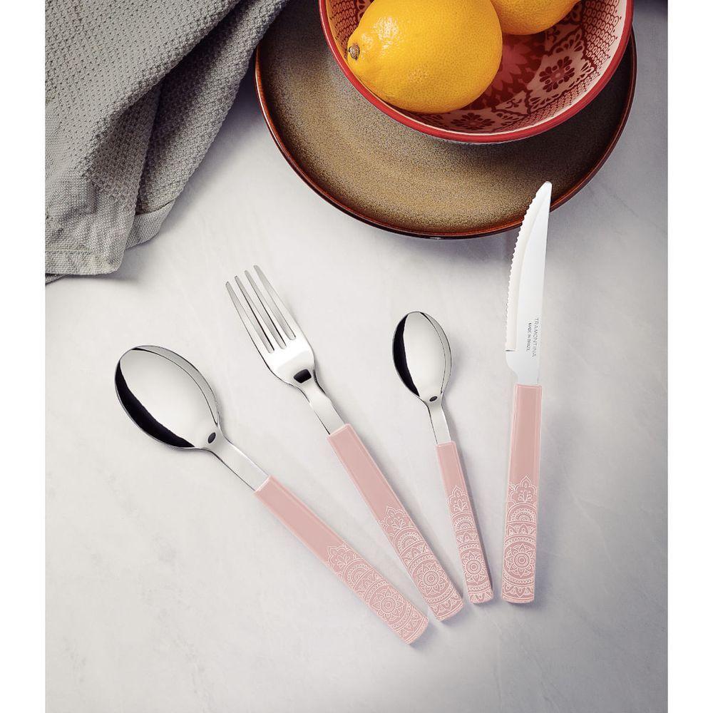 Faqueiro Tramontina Bliss Com Lâminas Em Aço Inox E Cabos De Polipropileno Linho 16 Peças - 2