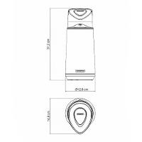 Garrafa Térmica Tramontina Exata 6164112 1,2l Preto 61641123 - 2