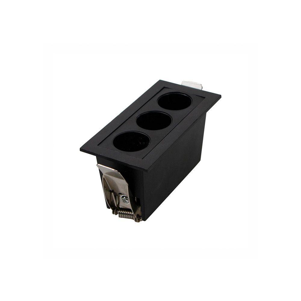 Spot De Embutir Astraled Downlight Ashok Led Alto Irc 90 6w Bivolt Preto 3000k Luz Amarela Dl-7210 - 3