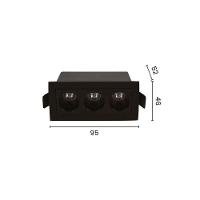 Spot De Embutir Astraled Downlight Ashok Led Alto Irc 90 6w Bivolt Preto 3000k Luz Amarela Dl-7210 - 2