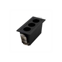 Spot De Embutir Astraled Downlight Ashok Led Alto Irc 90 6w Bivolt Preto 3000k Luz Amarela Dl-7210 - 3