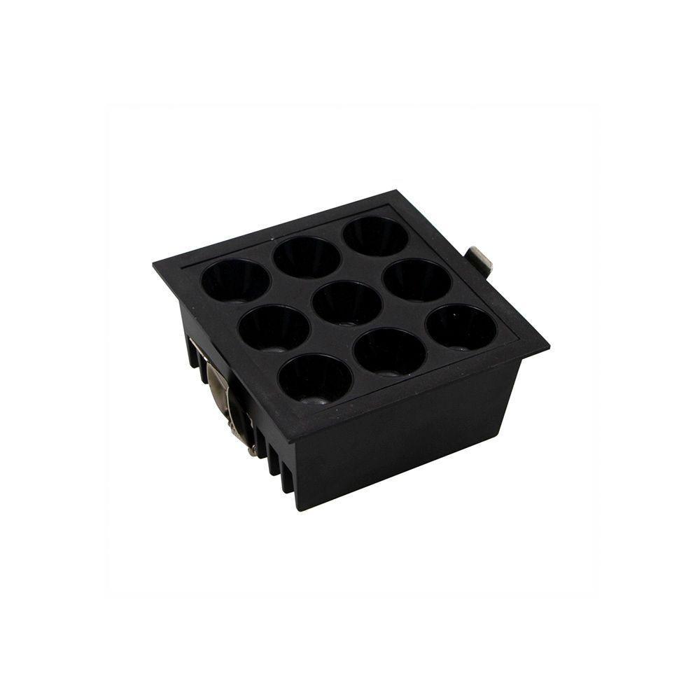 Spot De Embutir Astraled Downlight Ashok Led Alto Irc 90 18w Bivolt Preto 3000k Luz Amarela Dl-7009 - 3