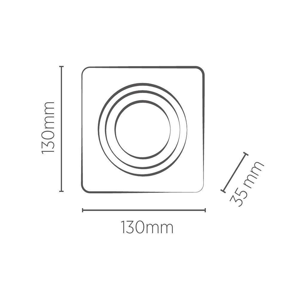 Spot De Embutir Recuado Save Energy Ar70 Gu10 Bivolt Preto Se-330.1052 - 2