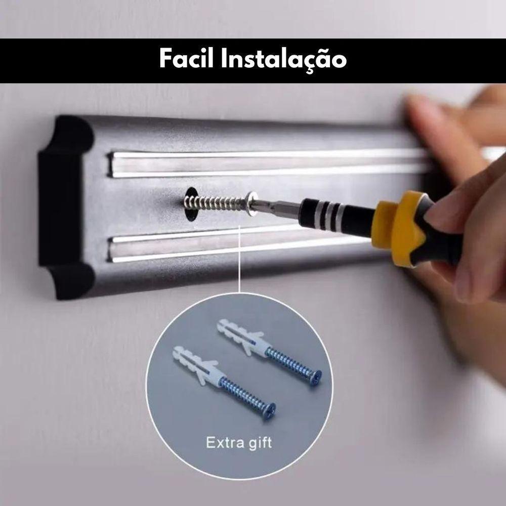 Barra Magnética Imã Suporte Para Facas Ferramentas 33 Cm - 4