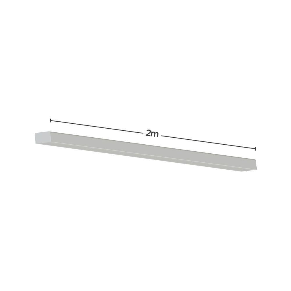 Perfil De Led De Sobrepor Save Energy Lls Flex Ii 2 Metros Led 5700k Branco - 2