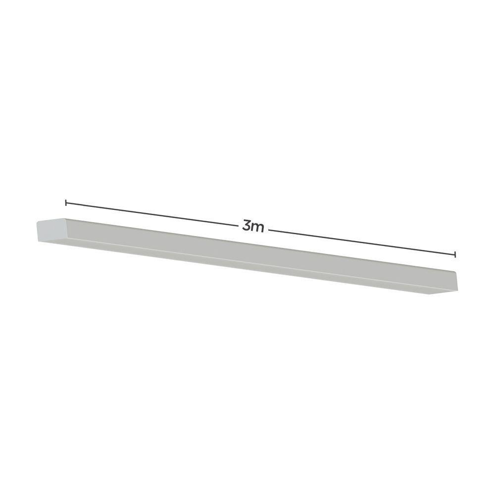 Perfil De Led De Sobrepor Save Energy Lls Flex Ii 3 Metros Led 3000k Branco - 2