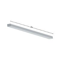 Perfil De Led De Embutir No Frame Save Energy Lls Flex Ii 2 Metros Led 4000k Branco - 2