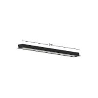 Perfil De Led De Embutir Save Energy Lls Flex Ii 1 Metro Led 5700k Preto - 2