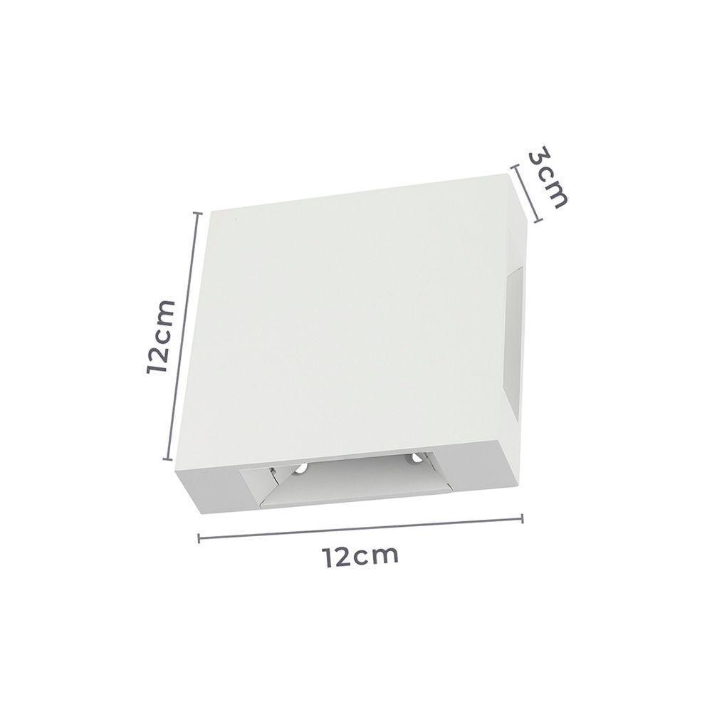 Arandela Nordecor Niere 16w Led Bivolt Branco 3000k Luz Amarela 2661 - 2