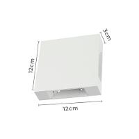 Arandela Nordecor Niere 16w Led Bivolt Branco 3000k Luz Amarela 2661 - 2