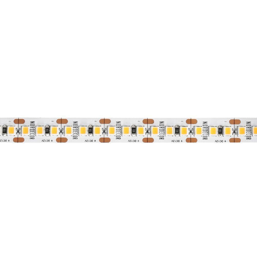 Fita De Led Nordecor Odda Com 5 Metros Alto Irc 97 180leds-m 7,2w 12v 2700k Luz Amarela 7223 - 3