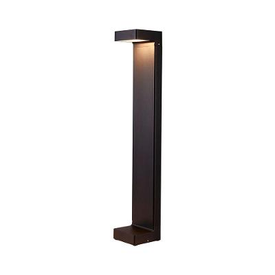 Luminária De Jardim Nordecor Elon 6490 60cm Led 5w Bivolt Preto 3000k Luz Amarela Preto 6490