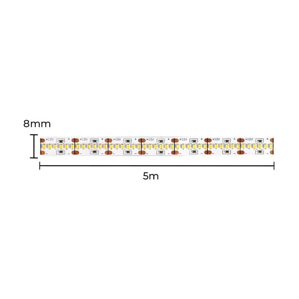 Fita De Led Nordecor Moni Com 5 Metros 420leds-m 14w 12v 2700k Luz Amarela 7170 - 2
