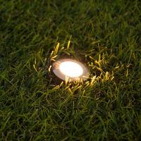 Embutido De Solo Led Nordecor Rani Mini 6150 0,5w Bivolt Preto - Aço Inox 3000k Luz Amarela 3000k Luz Amarela 6150 - 3