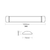 Luminária Led Taschibra Line 120 36w Bivolt 6500k Luz Branca - 2