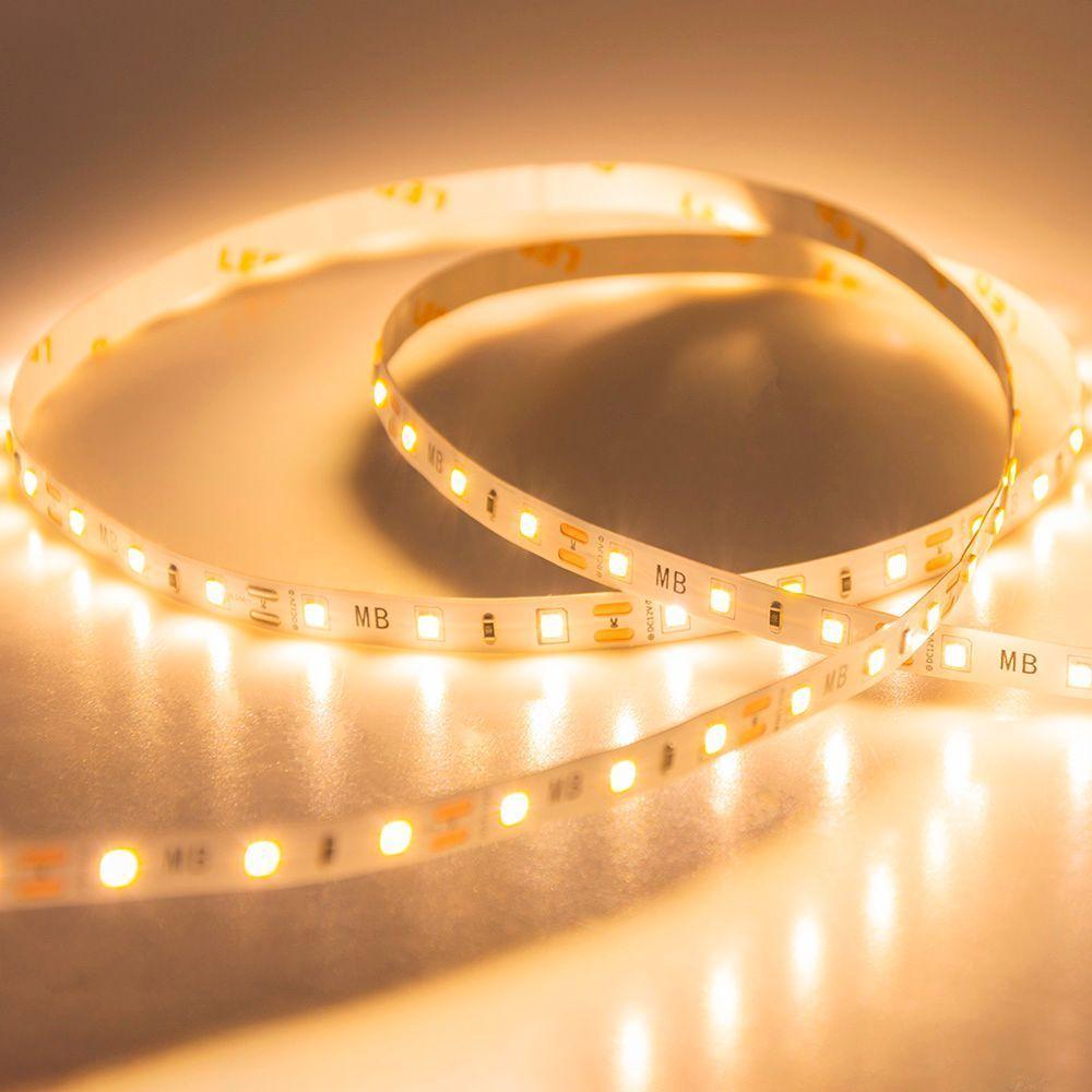 Fita De Led Nordecor Com 5 Metros 60leds-m 5,4w 12v 3000k Luz Amarela 7002 - 3
