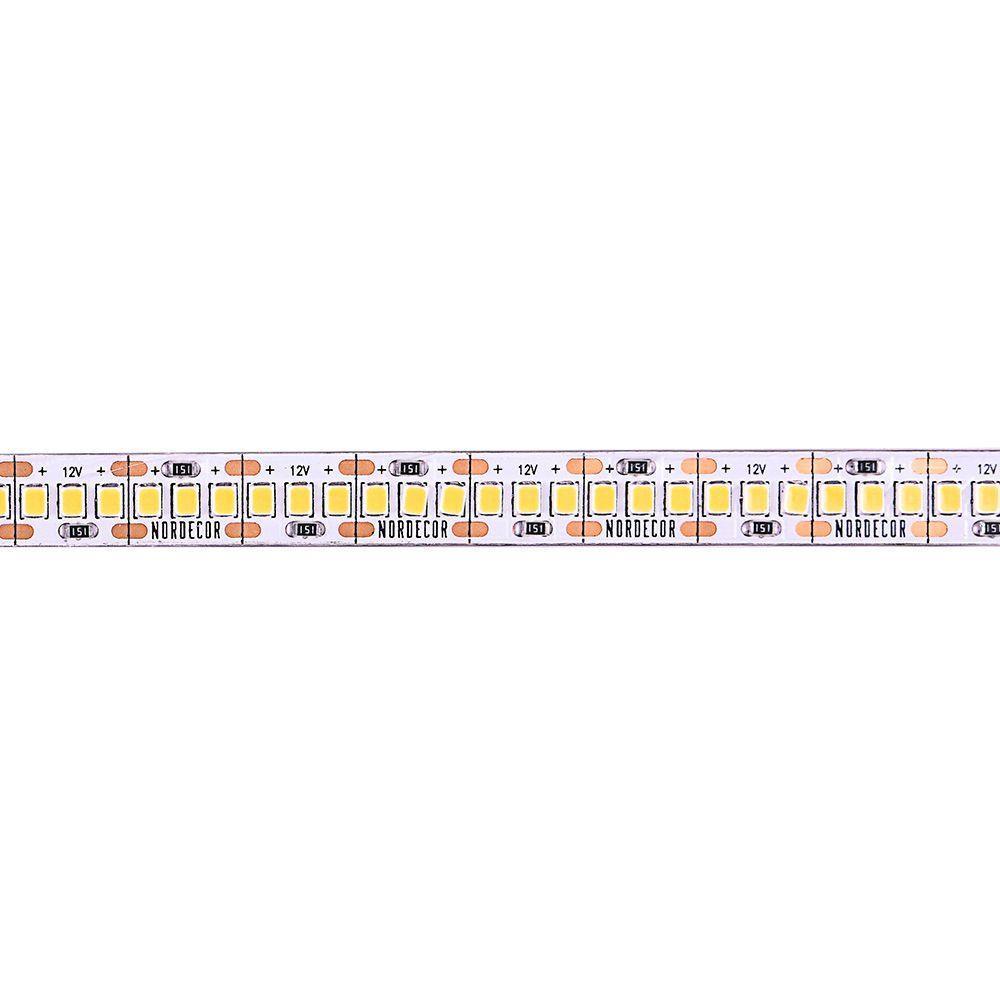 Fita De Led Nordecor Com 5 Metros Ip65 240leds-m 20w 12v 2700k Luz Amarela 7129 - 3