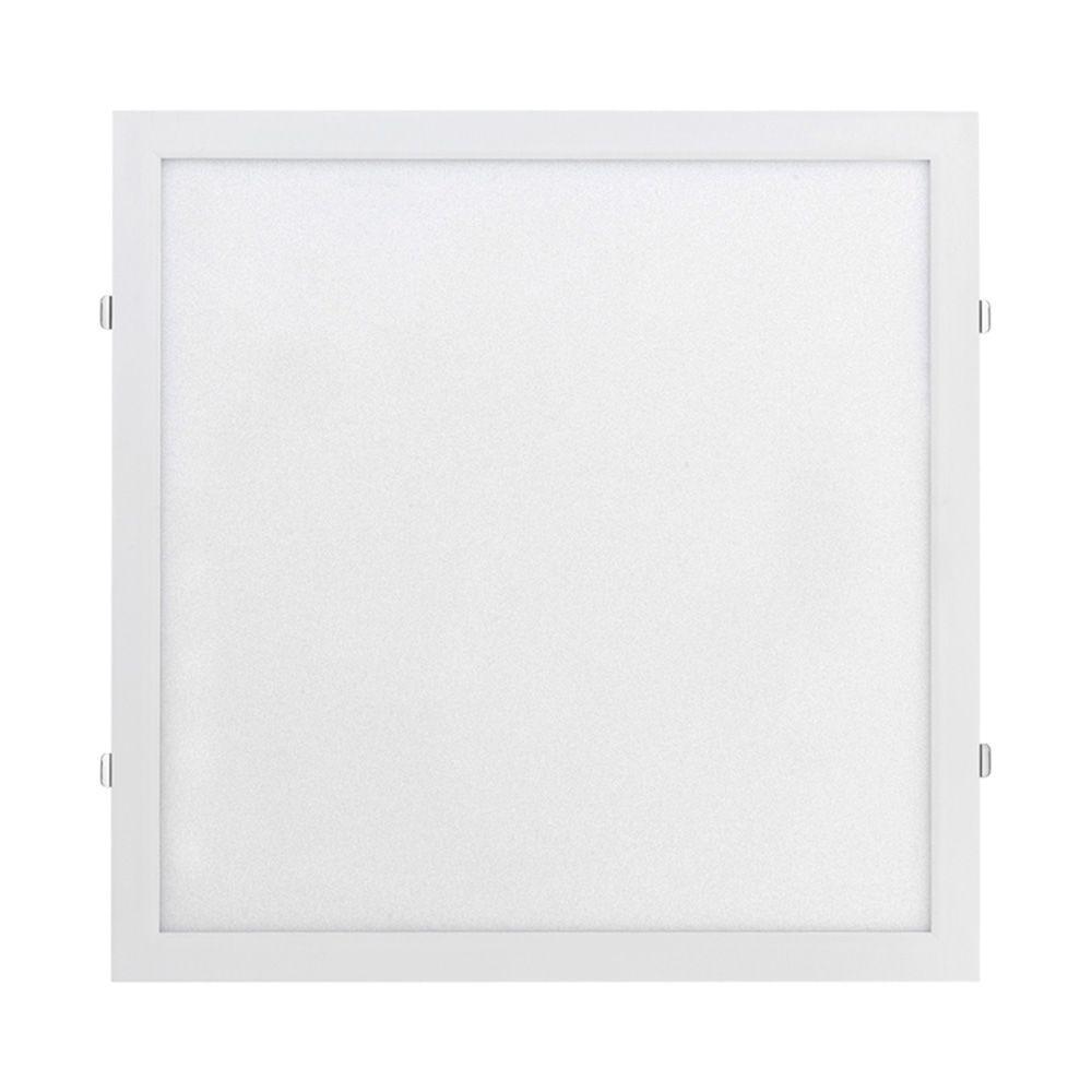 Painel De Led Save Energy Quadrado De Embutir 45w Bivolt Branco 3000k Luz Amarela Se-240.1986 - 1