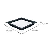 Painel De Led Nordecor Quadrado Kais De Embutir Recuado 24w Bivolt Preto 4000k Luz Neutra 4215 - 2