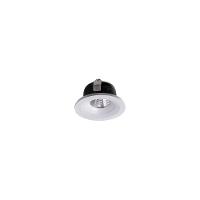Spot De Embutir Para Móvel Nordecor Elysa Mini Redondo Led 3w Bivolt Branco 3000k Luz Amarela - 1