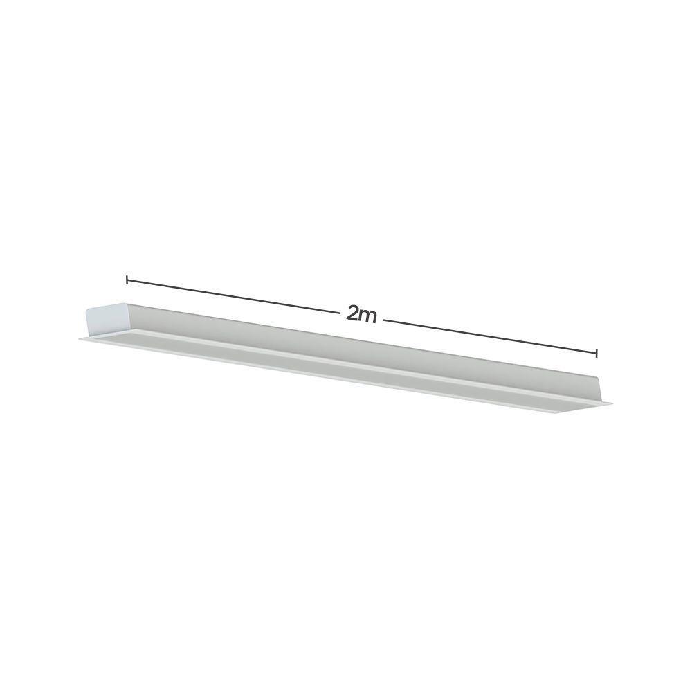 Perfil De Led De Embutir Save Energy Lls Flex Ii 2 Metros Led 5700k Branco - 2