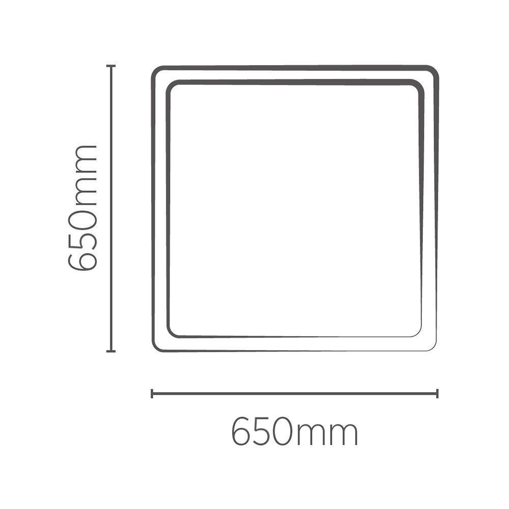 Painel De Led Save Energy Quadrado De Embutir 45w Alto Irc 90 Bivolt Branco 4000k Luz Neutra Se-240.2265 - 2