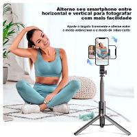 Bastão Tripé 1,3m + Controle De Gopro 12/11/10/9/8/max - Telesin - 2
