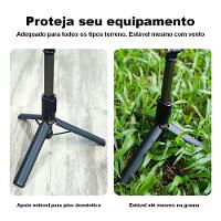 Bastão Tripé 1,3m + Controle De Gopro 12/11/10/9/8/max - Telesin - 5