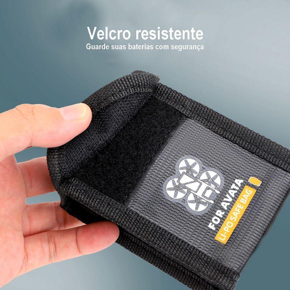 Bolsa Li-po Safe Antichamas Para 3 Baterias De Drone Dji Avata - 3