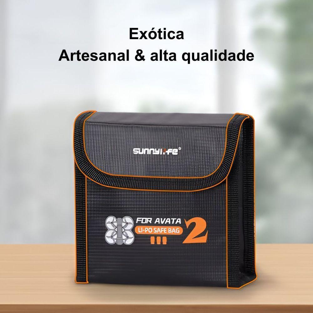 Bolsa Li-po Safe Antichamas Para 3 Baterias De Drone Dji Avata 2 - 3
