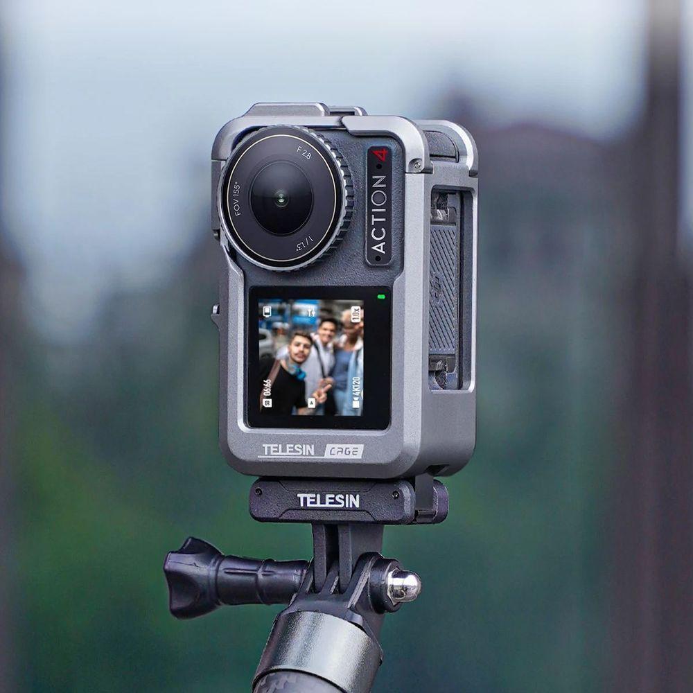 Frame Alumínio Horizontal Vertical De Dji Action 3 E 4 - Telesin - 5