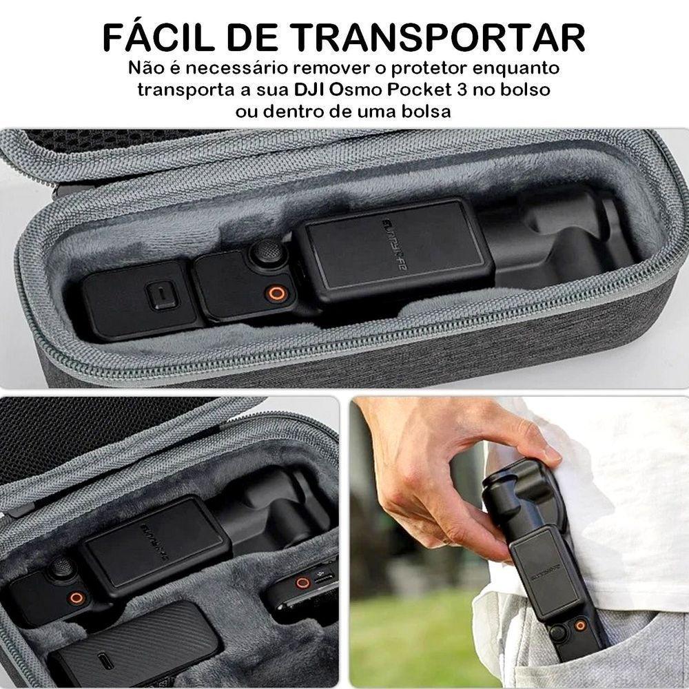 Capa Protetora Em Plástico Para Câmera Dji Osmo Pocket 3 - 3