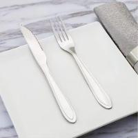 Jogo Garfo Faca Mesa Inox 24 Peças Buffet Restaurante Bar - 3