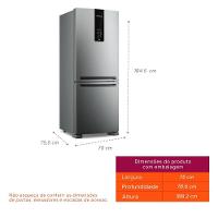 Geladeira Brastemp Duplex Smart Flow Inverse 447L Inox BRE57FKBNA 220V - 6