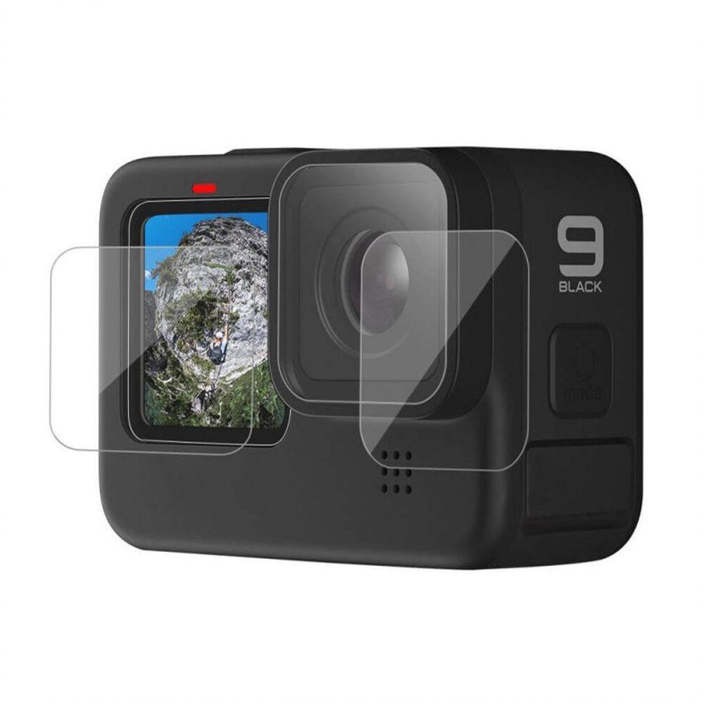 Películas Vidro Lcd Frontal/traseiro E Lente Gopro 9/10/11/12/13 - 5
