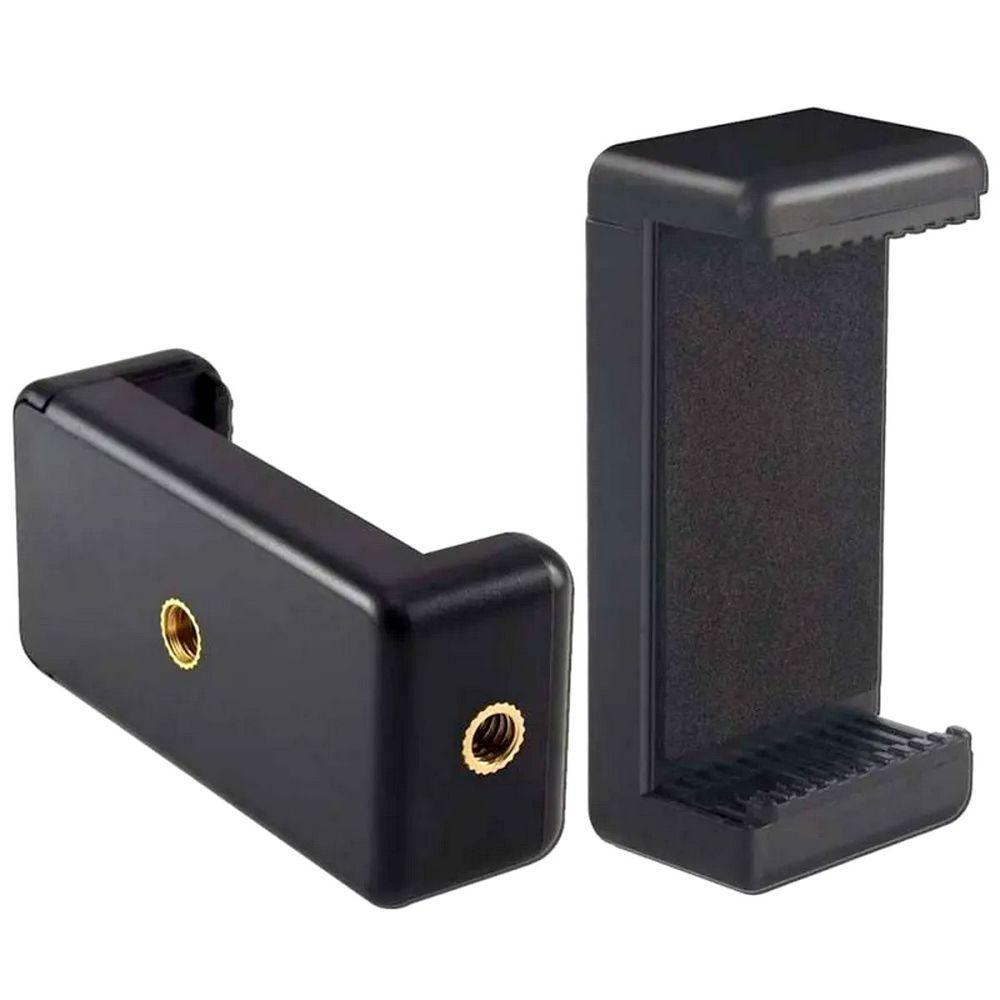 Suporte Celular E Smartphone 55mm à 85mm Com 2 Entradas De 1/4\" - 7
