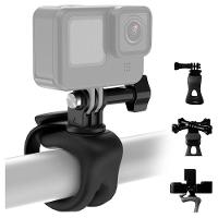 Suporte Tubular Silicone Para Câmera Gopro E Similares - Telesin - 2