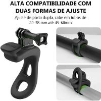 Suporte Tubular Silicone Para Câmera Gopro E Similares - Telesin - 3