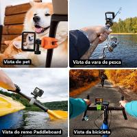 Suporte Tubular Silicone Para Câmera Gopro E Similares - Telesin - 6