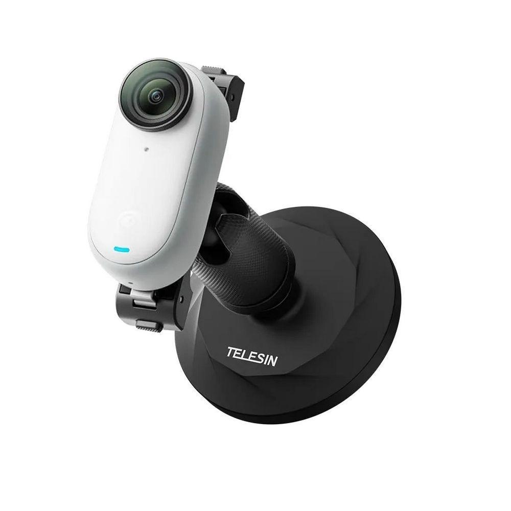 Suporte Base Fixação Magnética Pra Câmera Insta360 Go 3 - Telesin - 6