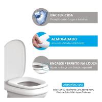 Assento Almofadado Monte Carlo - Astra Cinza - 8