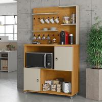 Balcão Cozinha Cantinho Do Aconchego Cinamomo/off White Cinamomo/off White - 5