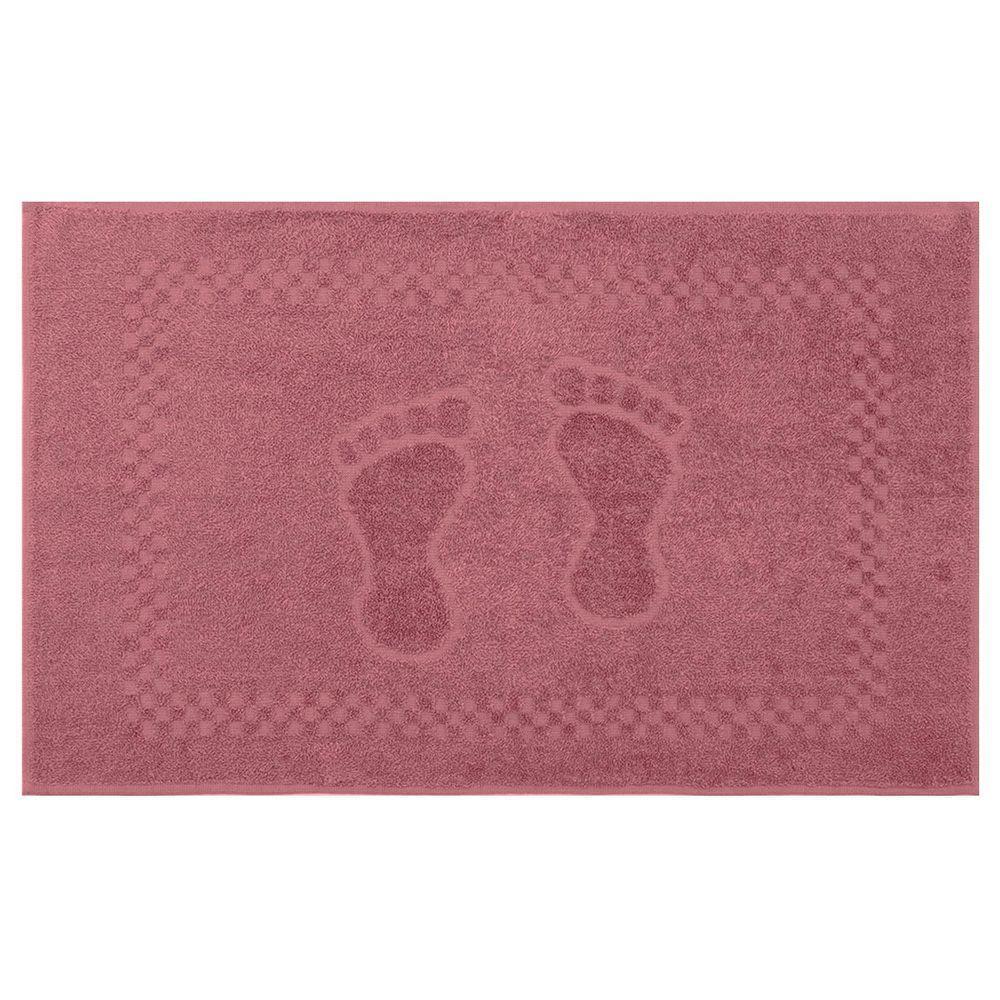 Toalha De Piso Pezinho 100% Algodão 45x68cm Appel Rosa Místico - 1