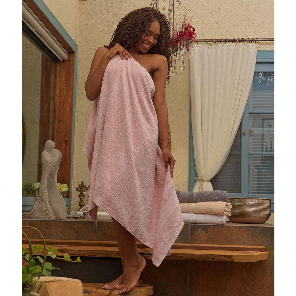 Jogo De Toalha Banhão Master 100% Algodão 2 Peças Gramatura 550 Cinza Dove - 3