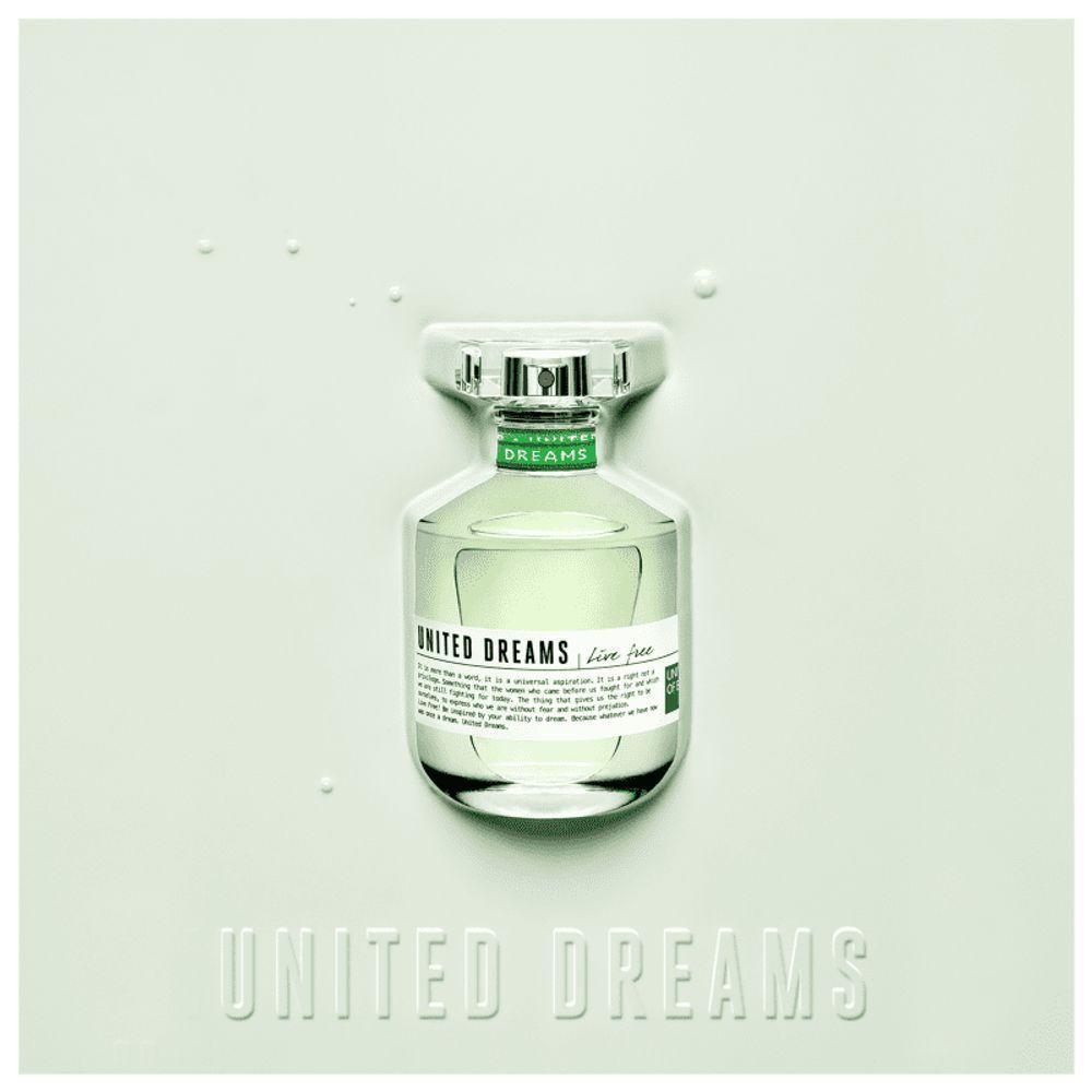 Benetton United Dreams Live Free Eau De Toilette - Perfume Feminino 80ml - 3